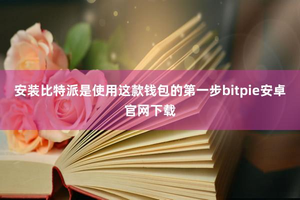 安装比特派是使用这款钱包的第一步bitpie安卓官网下载