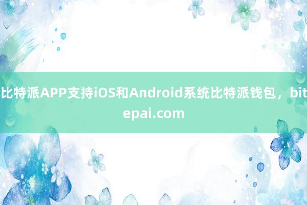 比特派APP支持iOS和Android系统比特派钱包，bitepai.com