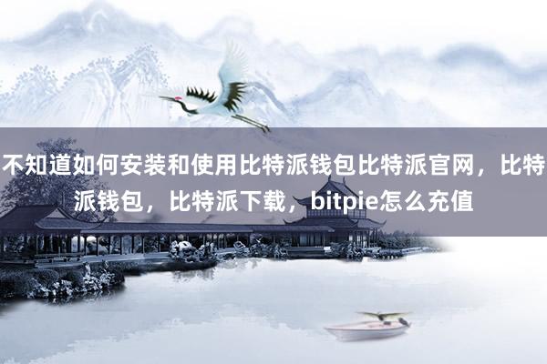 不知道如何安装和使用比特派钱包比特派官网，比特派钱包，比特派下载，bitpie怎么充值