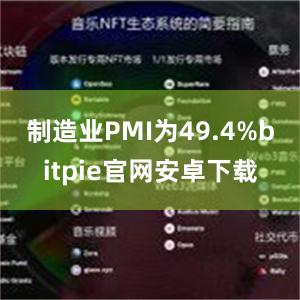 制造业PMI为49.4%bitpie官网安卓下载