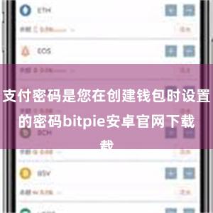 支付密码是您在创建钱包时设置的密码bitpie安卓官网下载